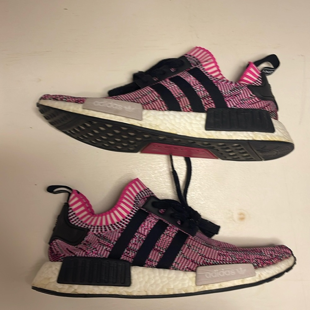 Size 8.5 - adidas NMD R1 Primeknit Pink Rose 2017